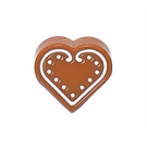 LEGO Fliese 1 x 1 Heart mit Cookie Dekoration (39739)