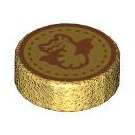 LEGO Tile 1 x 1 Round with Dragon with wings (104421)