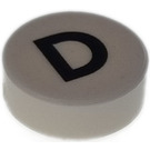 LEGO Tile 1 x 1 Round with Letter D (35380)