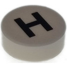 LEGO Tile 1 x 1 Round with Letter H (35380)