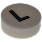 LEGO Tile 1 x 1 Round with Letter L (35380)