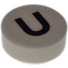 LEGO Tile 1 x 1 Round with Letter U (35380)