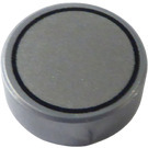 LEGO Tuile 1 x 1 Rond avec Argent Cercle Paterne (25313 / 98138)