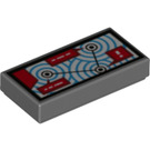 LEGO Tile 1 x 2 with Radar with Groove (3069 / 38637)