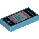 LEGO Tile 1 x 2 with Smartphone with Music with Groove (3069 / 14384)