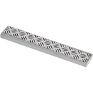 LEGO Tile 1 x 6 with Tread Plate Sticker (6636)