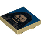 LEGO Tile 2 x 2 Inverted with Thorin Oakenshield (11203 / 12990)