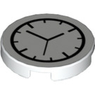 LEGO Tuile 2 x 2 Rond avec Clock Affronter (Porte-goujon inférieur) (14769 / 80269)
