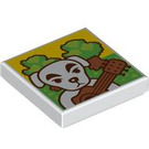 LEGO Tile 2 x 2 with Dog with Guitar with Groove (3068 / 106561)