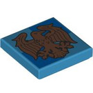 LEGO Tile 2 x 2 with Ravenclaw Symbol with Groove (3068 / 107486)