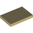 LEGO Tegel 2 x 3 met Zwart Squares Grid (26603 / 89853)