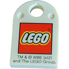 LEGO Tile 2 x 3 with Hole with LEGO Logo (48995)