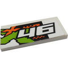 LEGO Tile 2 x 4 with 46 Sticker (87079)