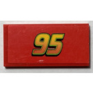 LEGO Tile 2 x 4 with '95' Sticker (87079)