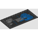 LEGO Tile with Droideka Information
