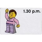 LEGO Time Teacher Activity Card, girl - 01.30 p.m.