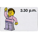 LEGO Time Teacher Activity Card, girl - 03.30 p.m.
