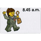 LEGO Time Teacher Activity Card, girl - 8.45 une.m.