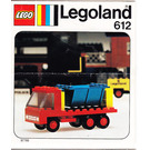 LEGO Tipper Truck Set 612 Instructions