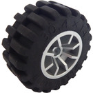 LEGO Tire 30.4 x 14 with Offset Tread Pattern and No band with Rim Ø17 x 6 (51377)