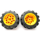 LEGO Tire 49.6 x 20 Thick Rubber (Balloon 20 x 30) with Technic Hub Ø30.4 X 20 (4266)