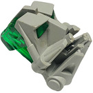 LEGO Toa Head with Transparent Green Toa Eyes/Brain Stalk