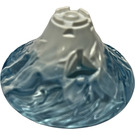 LEGO Tornado Spiral Wide with Marbled Transparent Light Blue