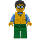LEGO Tourist mit Rettungsweste Minifigur