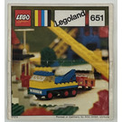 LEGO Tow Truck and Car Set 651-1 Instructions