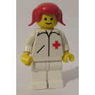 LEGO Town Médico con Rojo Pigtails Minifigura