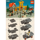 LEGO Town Platz (Niederländische Version) 1592-2 Instructions