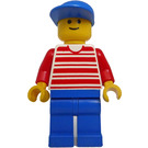 LEGO Town Weiß Streifen Minifigur