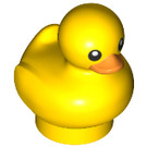 LEGO Toy Duck with Orange Beak with Eyes (49661 / 58039)