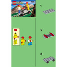 LEGO Track Buggy met Station Master en Brickster 2585 Instructions