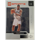 LEGO Trading Card - Basketball -Tim Duncan, San Antonio Spurs #21