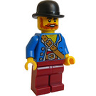 LEGO Train Bandit with Blue Jacket Minifigure
