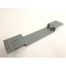 LEGO Togbase 6 x 34 Split-Level med bunnrør og 3 hull i hver ende