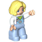 LEGO Train Driver with Blue Overalls Duplo Figure