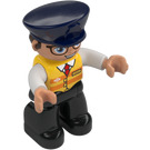 LEGO Train Driver with Yellow Vest Duplo Figure
