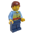 LEGO Tog Passasjer Mann 7938 Minifigur