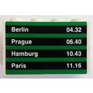 LEGO Zug Schedule Berlin Prague Hamburg Paris Stickered Assembly