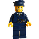 LEGO Train Station Ticket Inspector Minifigurine