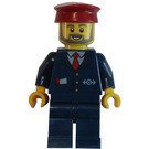 LEGO Train Ticket Inspector Minifigurine