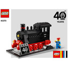 LEGO Trains 40th Anniversary Set 40370 Byggeinstruksjoner