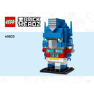 LEGO Transformers: Optimus Prime Robot & Vehicle Set 40803 Instructions