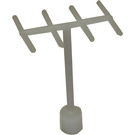 LEGO Gennemsigtig hvid Antenne 1 x 5 med Side Eger (3144)