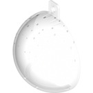 LEGO Transparant Bauble Halve Bal met Snow Decoratie (12708 / 15041)