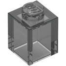 LEGO Transparent Black  Brick 1 x 1 (3005 / 30071)