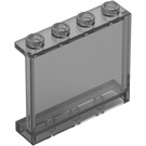 LEGO Transparent Black  Panel 1 x 4 x 3 with Side Supports, Hollow Studs (35323 / 60581)