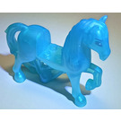 LEGO Transparant Opaalblauw Paard met Blauw Ogen (59107 / 92108)